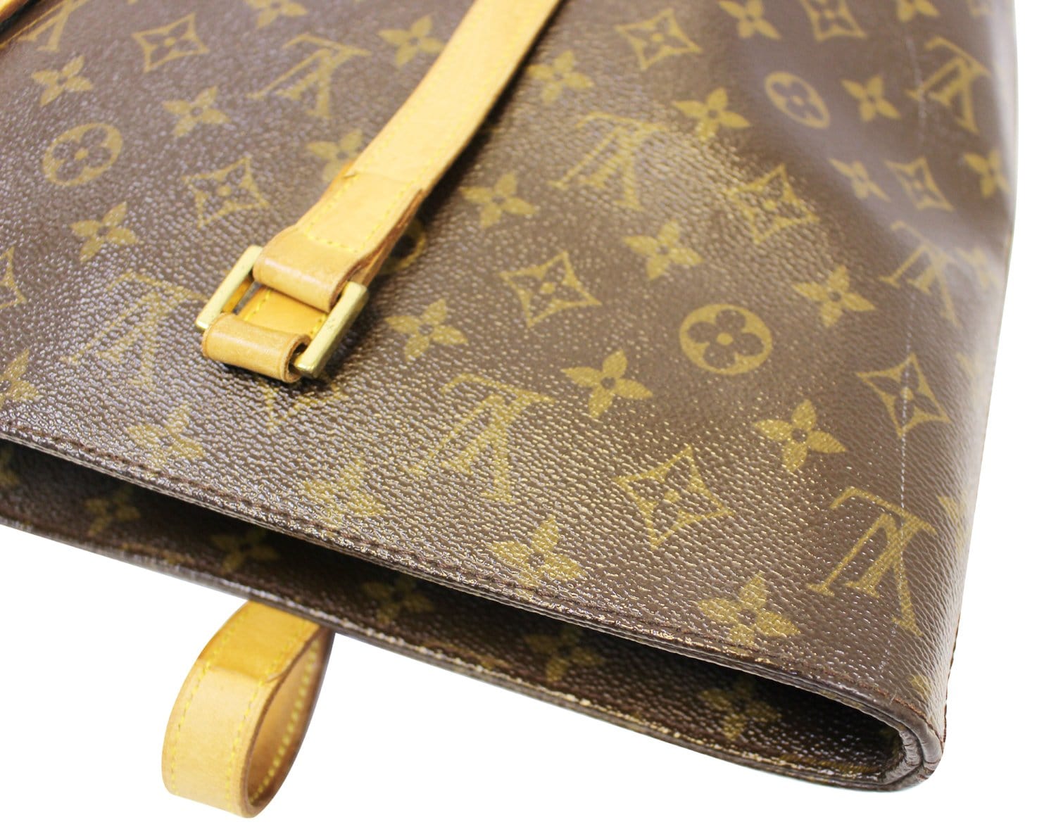 LOUIS VUITTON Used Handbag Monogram Canvas Brown Luco Tote