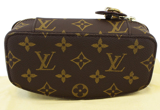 Louis Vuitton LV Monogram Pochette Monte Carlo Jewelry Case Unisex Brown  M47352