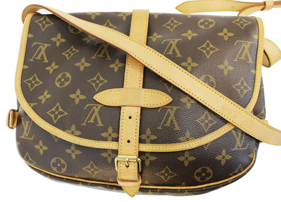 Louis Vuitton Saumur 30 Monogram Crossbody Canvas Messenger Bag Purse –  brandedmoda