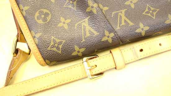 Louis Vuitton Menilmontant Handbag Monogram Canvas MM For Sale at