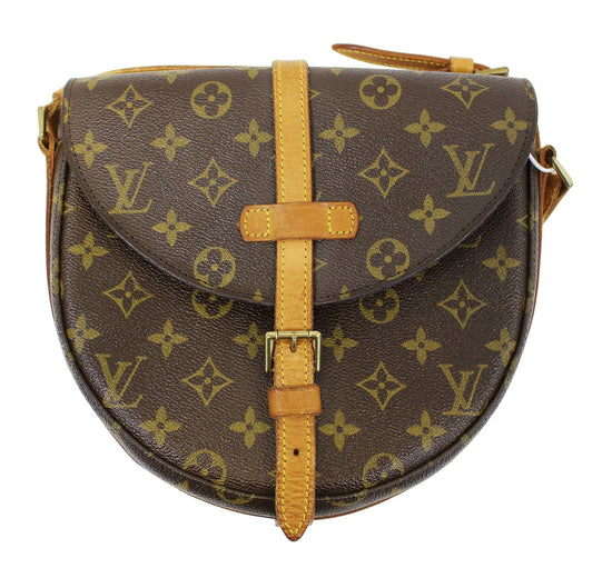 Louis Vuitton Chantilly MM M51233 Monogram Canvas Crossbody Bag Brown