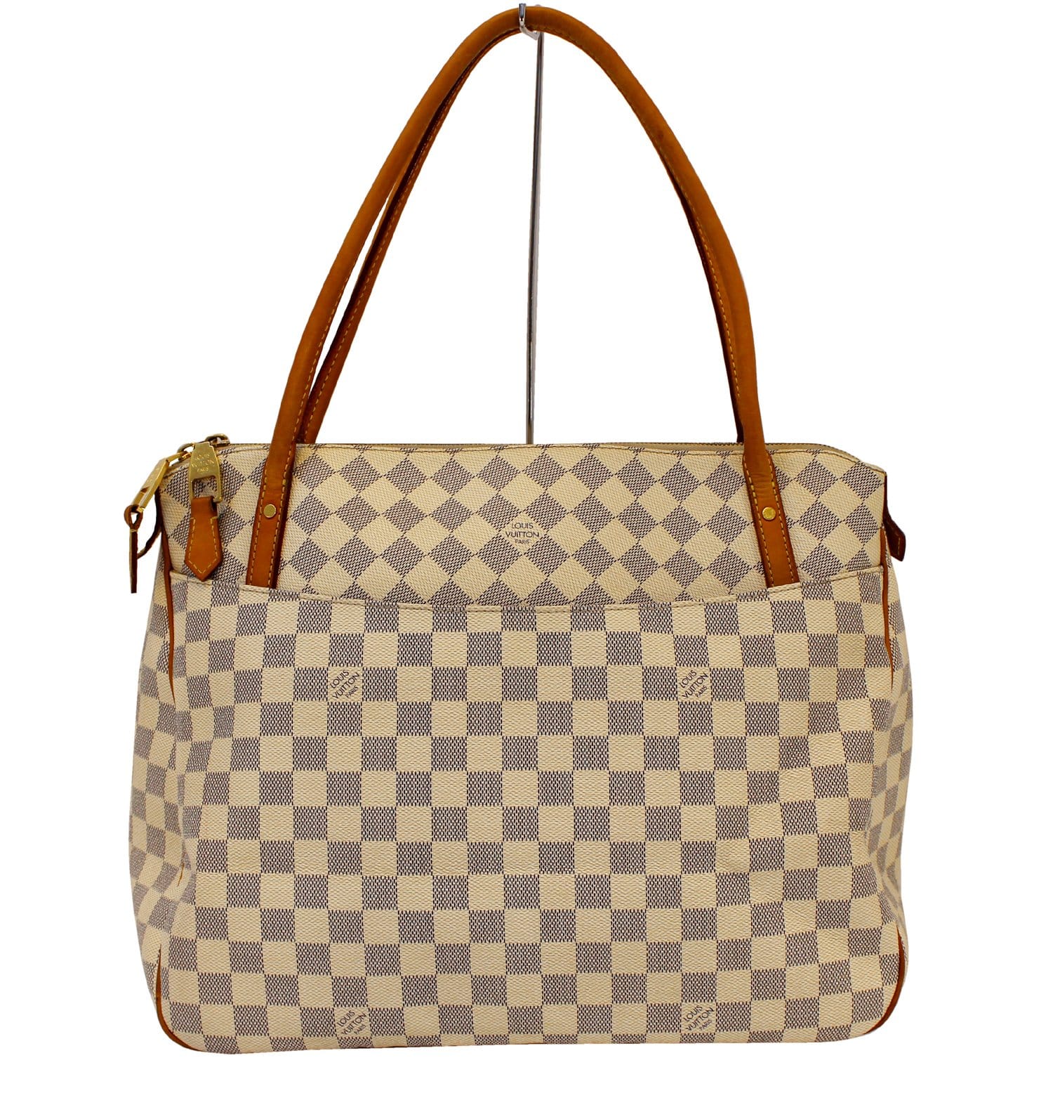 LOUIS VUITTON Totally PM Damier Azur Shoulder Bag White - 10% Off