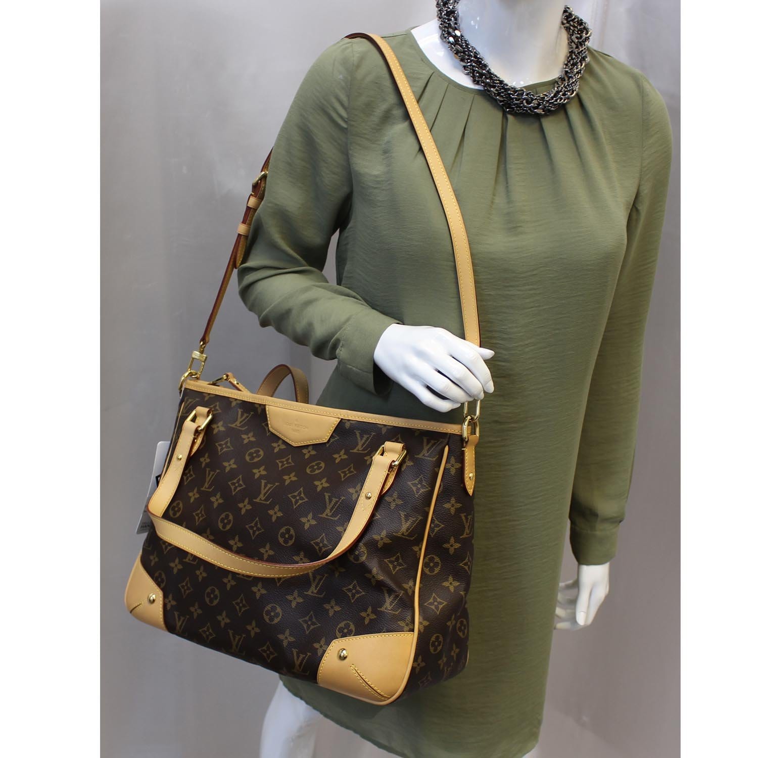 LOUIS VUITTON Estrela MM Monogram Canvas Shoulder Bag-US