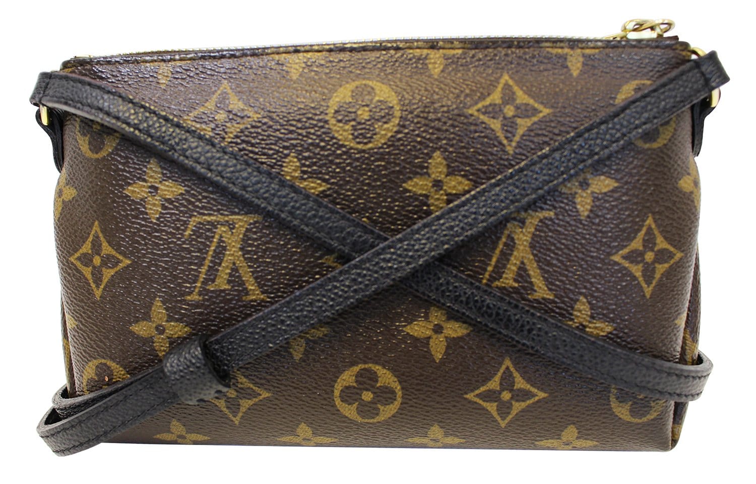 LOUIS VUITTON Monogram Canvas Pallas Clutch Crossbody Bag