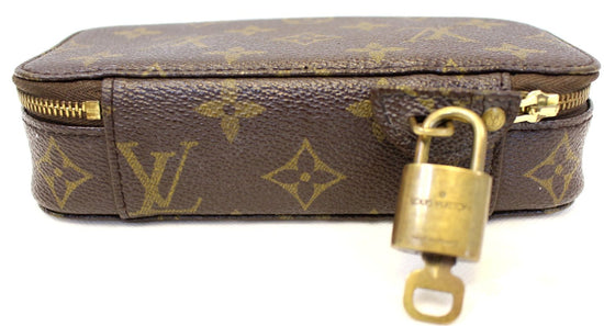 Auth Louis Vuitton Monte Carlo Jewelry Case M47350 Jewelry Case