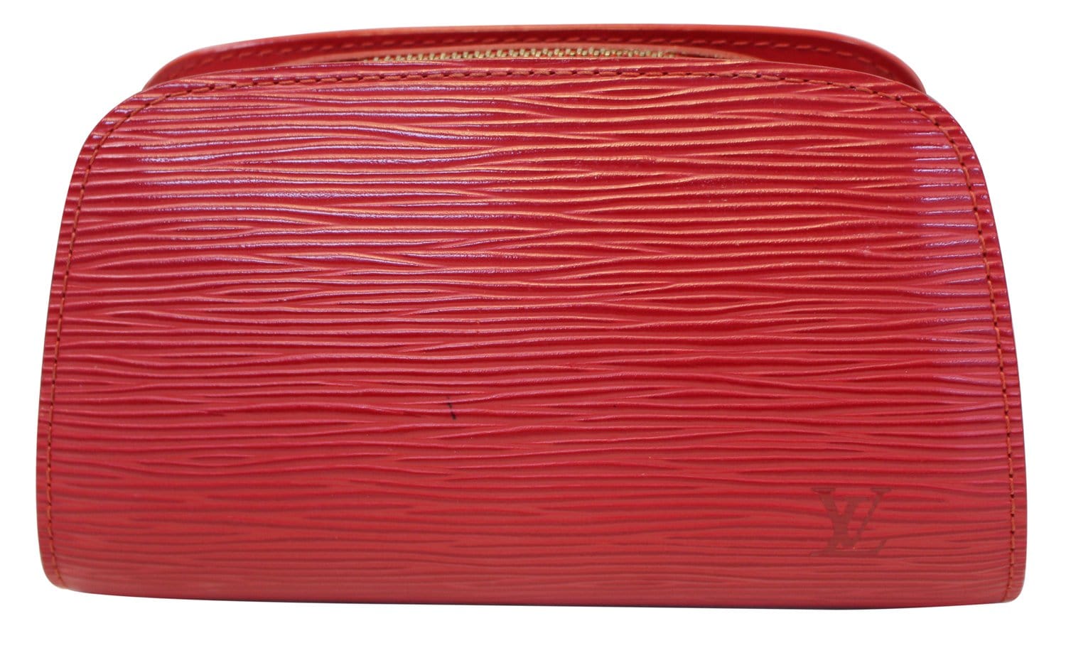 Louis Vuitton Louis Vuitton Dauphine Red Epi Leather Cosmetic Case