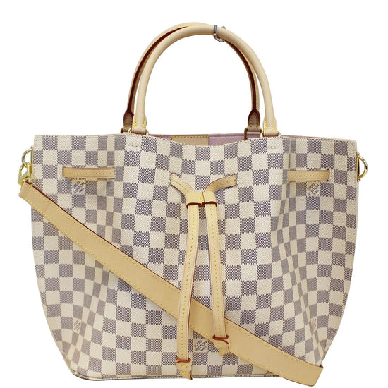 Louis Vuitton Girolata Shoulder Bag in Damier Azur Canvas, Mint Condition