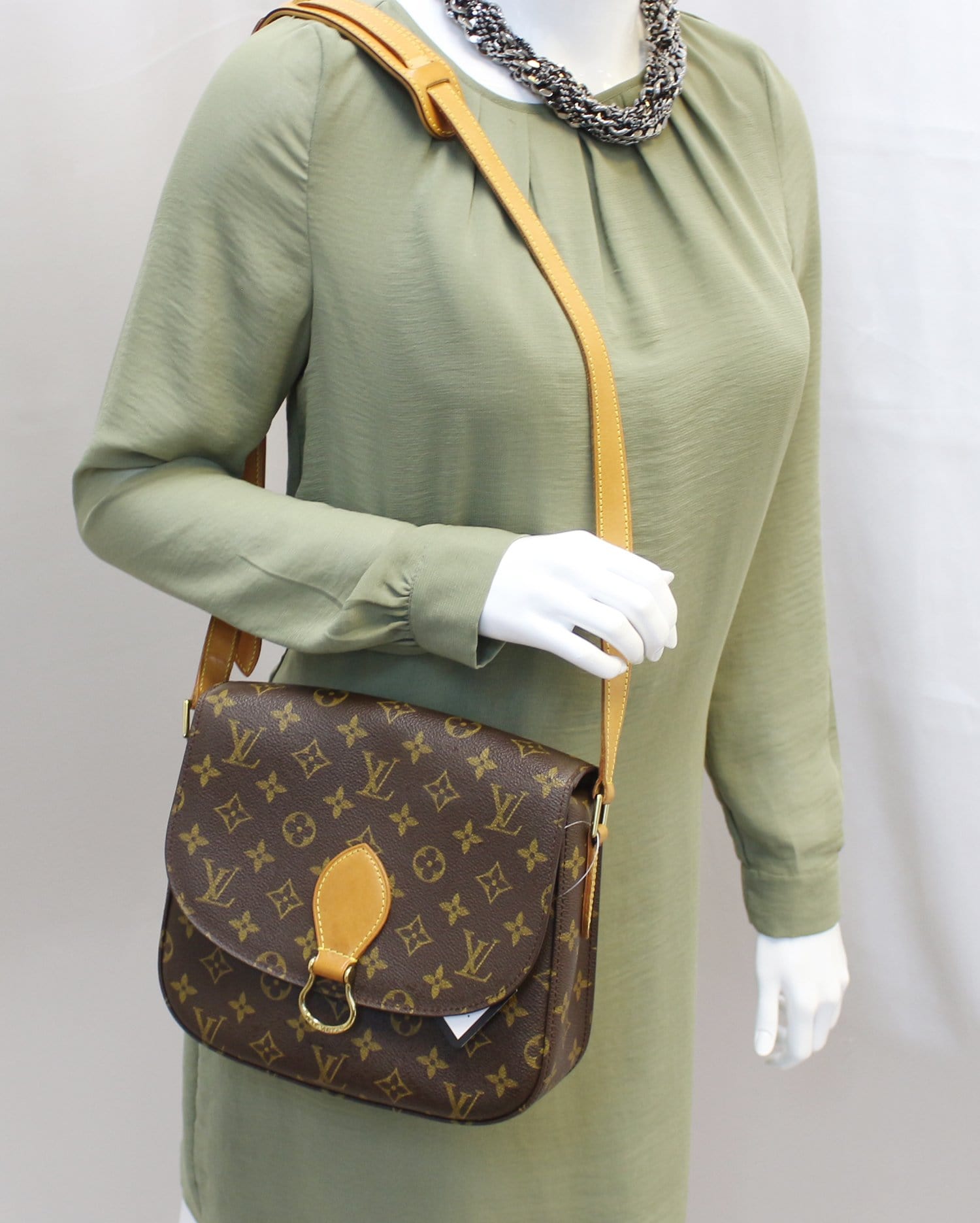 LOUIS VUITTON Monogram Sancrew PM shoulder bag