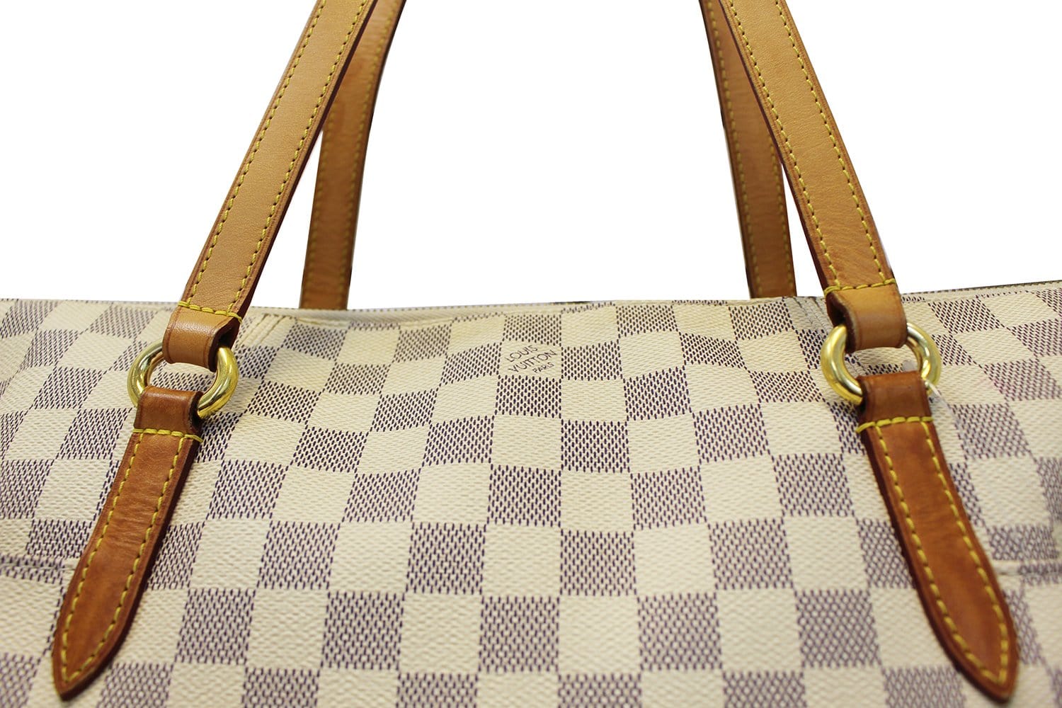 LOUIS VUITTON Damier Azur Totally MM Shoulder Handbag