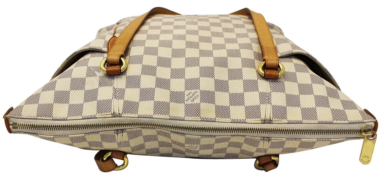 LOUIS VUITTON Damier Azur Totally MM Shoulder Handbag