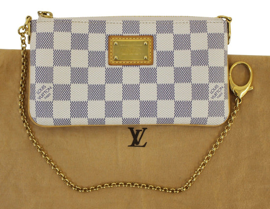 Louis Vuitton Milla Damier Azur Pochette MM