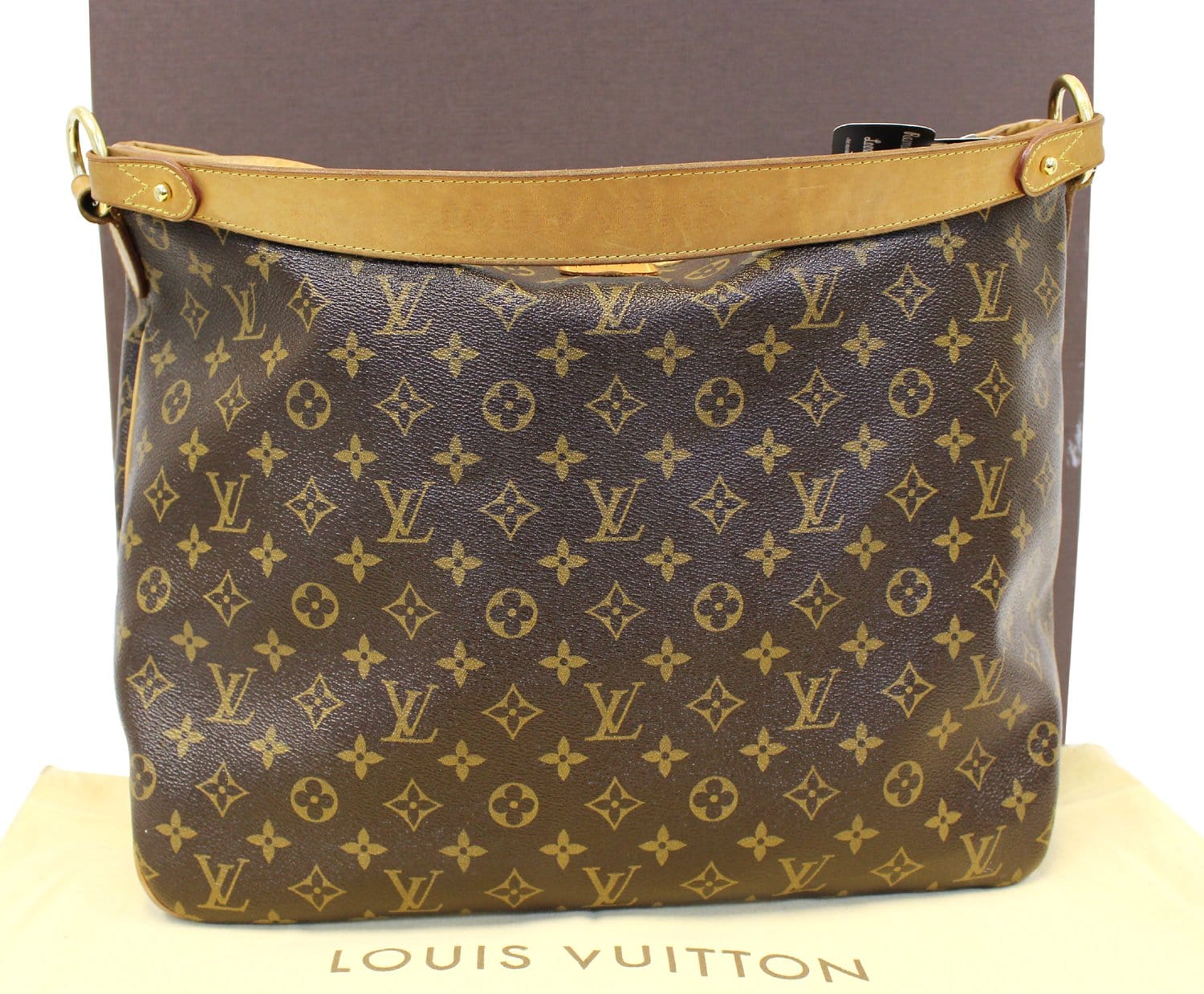 Louis Vuitton Delightful MM Tote Monogram Canvas Shoulder Bag