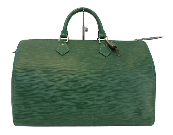 Louis Vuitton Speedy 30 Green Epi