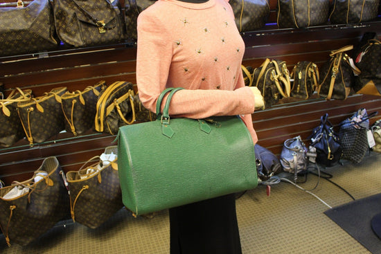 Louis Vuitton Epi Speedy Bag 30 Green