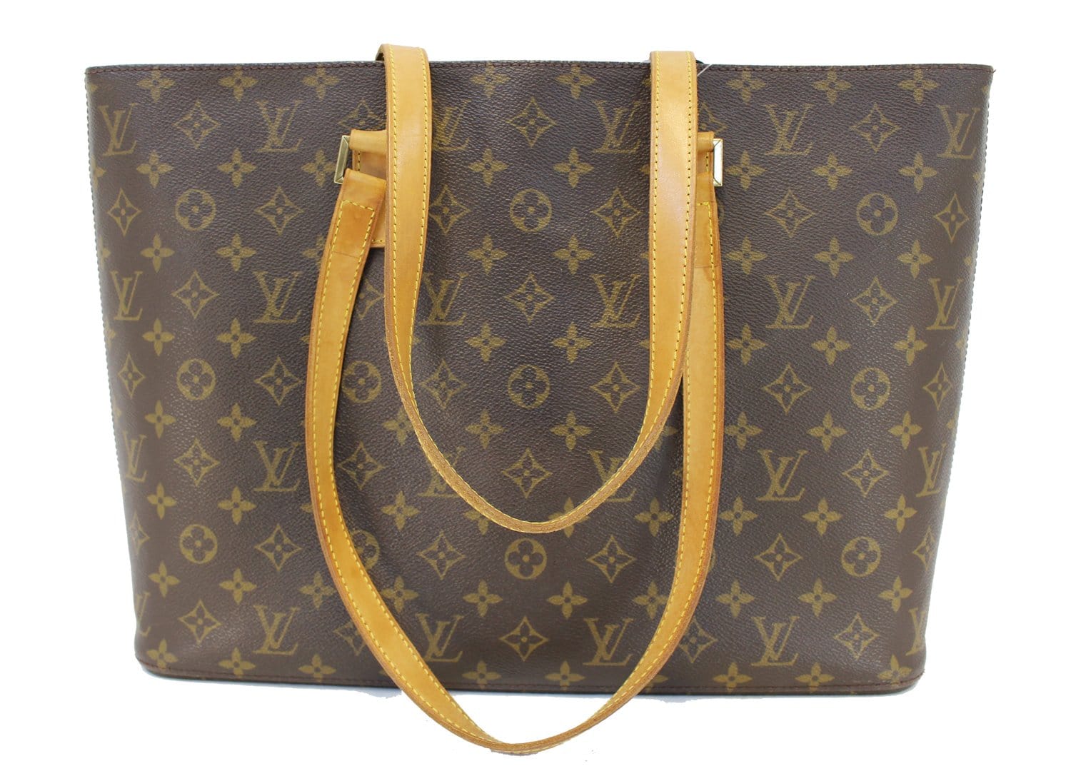 Authentic LOUIS VUITTON Monogram Canvas Luco Tote Bag TT1471