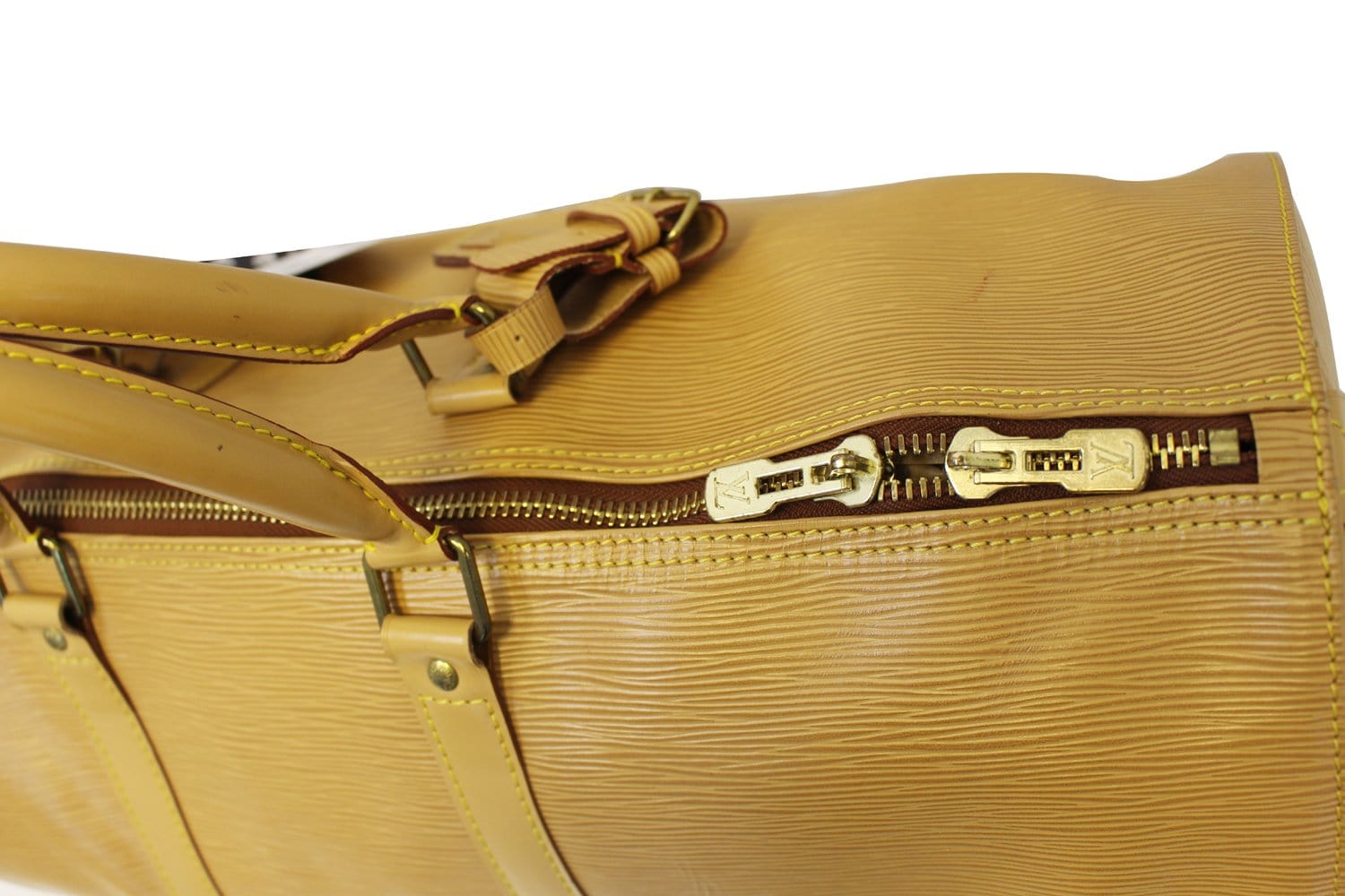 LOUIS VUITTON Epi Keepall 50 Boston Bag Beige - 30% Off