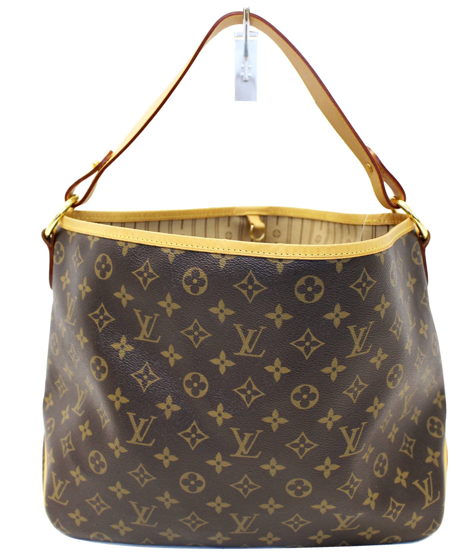 Louis Vuitton Delightful MM Tote Monogram Canvas Shoulder Bag added insert  at 1stDibs