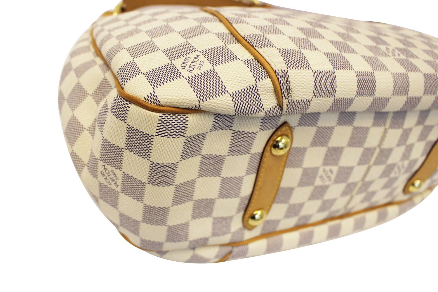 Louis Vuitton Vintage White Damier Azur Galliera PM Shoulder Bag