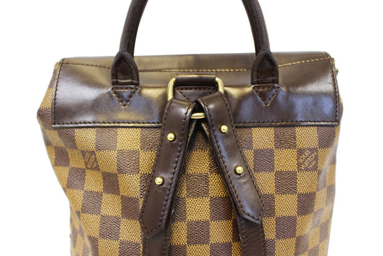 Louis Vuitton Damier Ebene Soho Backpack – Bag Addictions