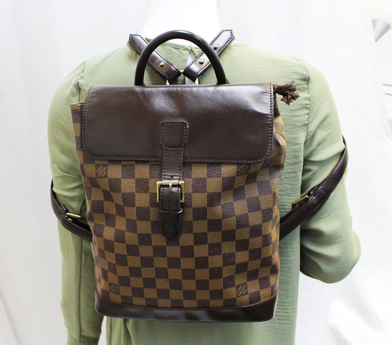 Louis Vuitton Damier Ebene Soho Backpack – Bag Addictions