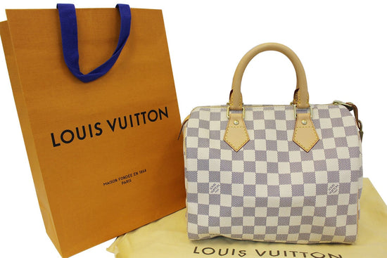 Louis Vuitton // 2007 Damier Azur Speedy 25 Handbag – VSP Consignment