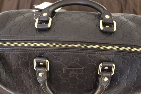 Brown Luxe Gucci Luxe Guccissima Jockey Boston Bag, RvceShops Revival