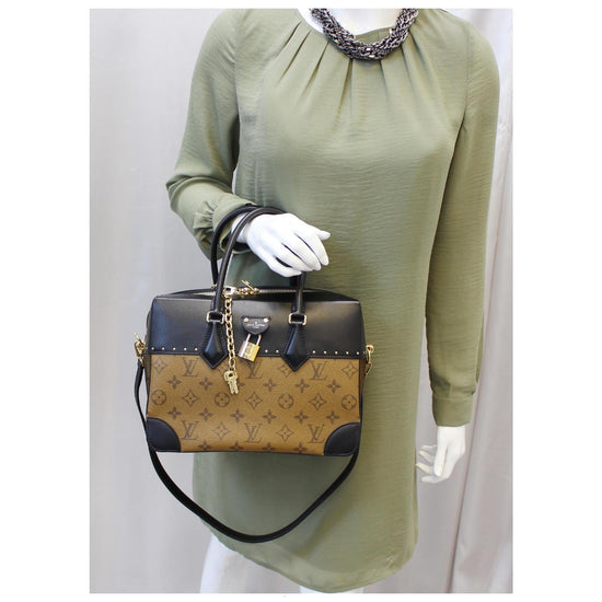 LOUIS VUITTON Reverse Monogram City Malle MM Shoulder Handbag