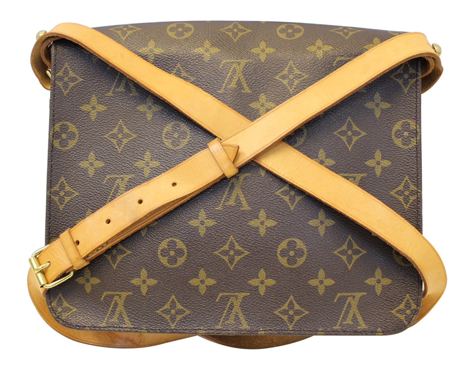 LOUIS VUITTON Monogram Canvas Cartouchiere GM Crossbody Bag