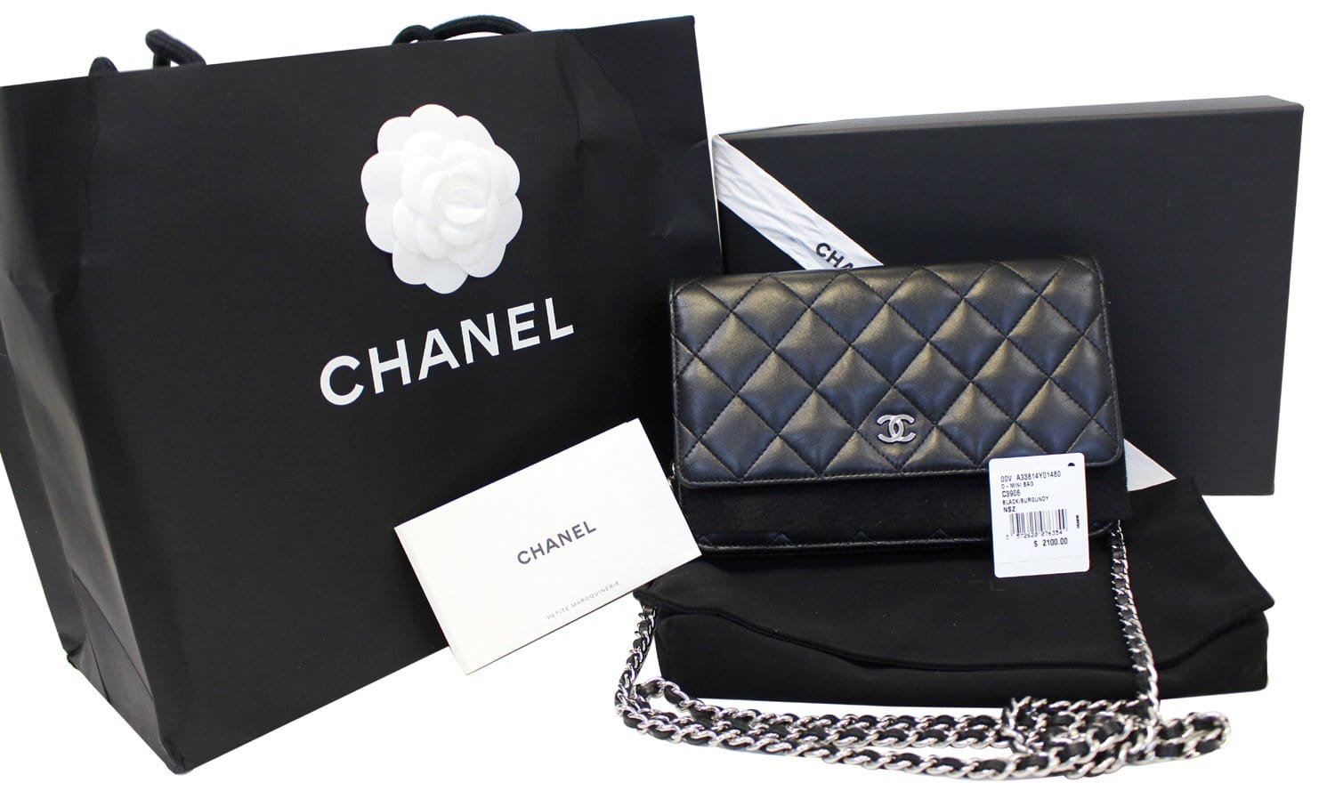 Pre-owned Chanel Cc Turn-lock Two-sided Handbag In Black
