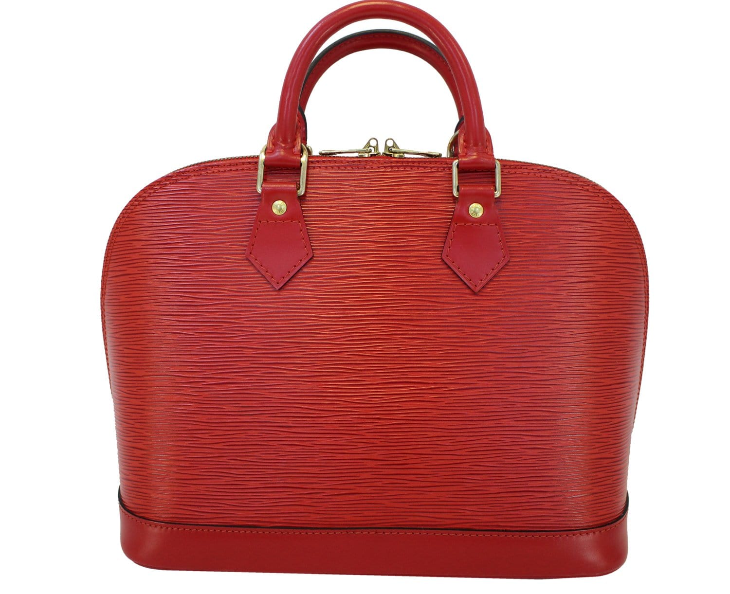 Louis vuitton Used Handbag Epi Leather Red Alma PM