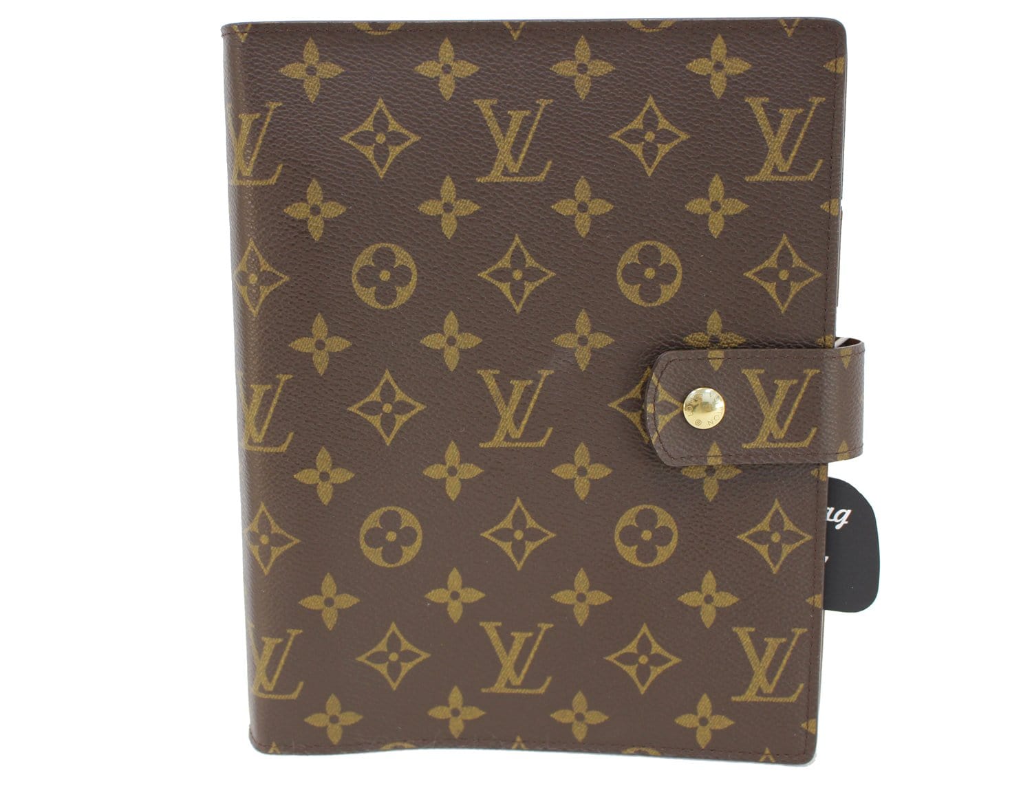 Louis Vuitton Multicolor Agenda GM Day Planner Cover Black R20893 Auth 31294A, Women's