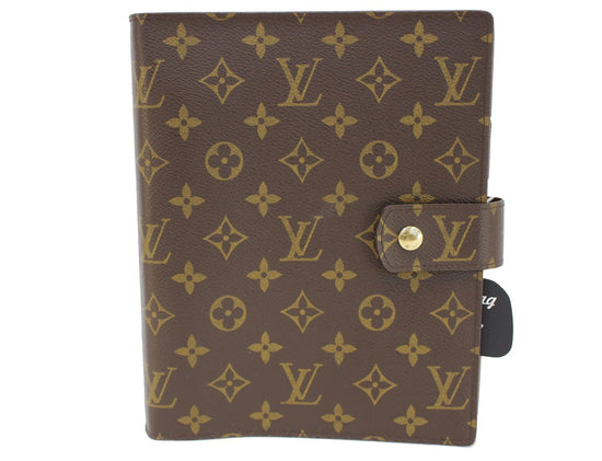 Authentic Louis Vuitton Monogram Agenda GM Day Planner Cover R20106 LV  16786 in Clothing, Shoes