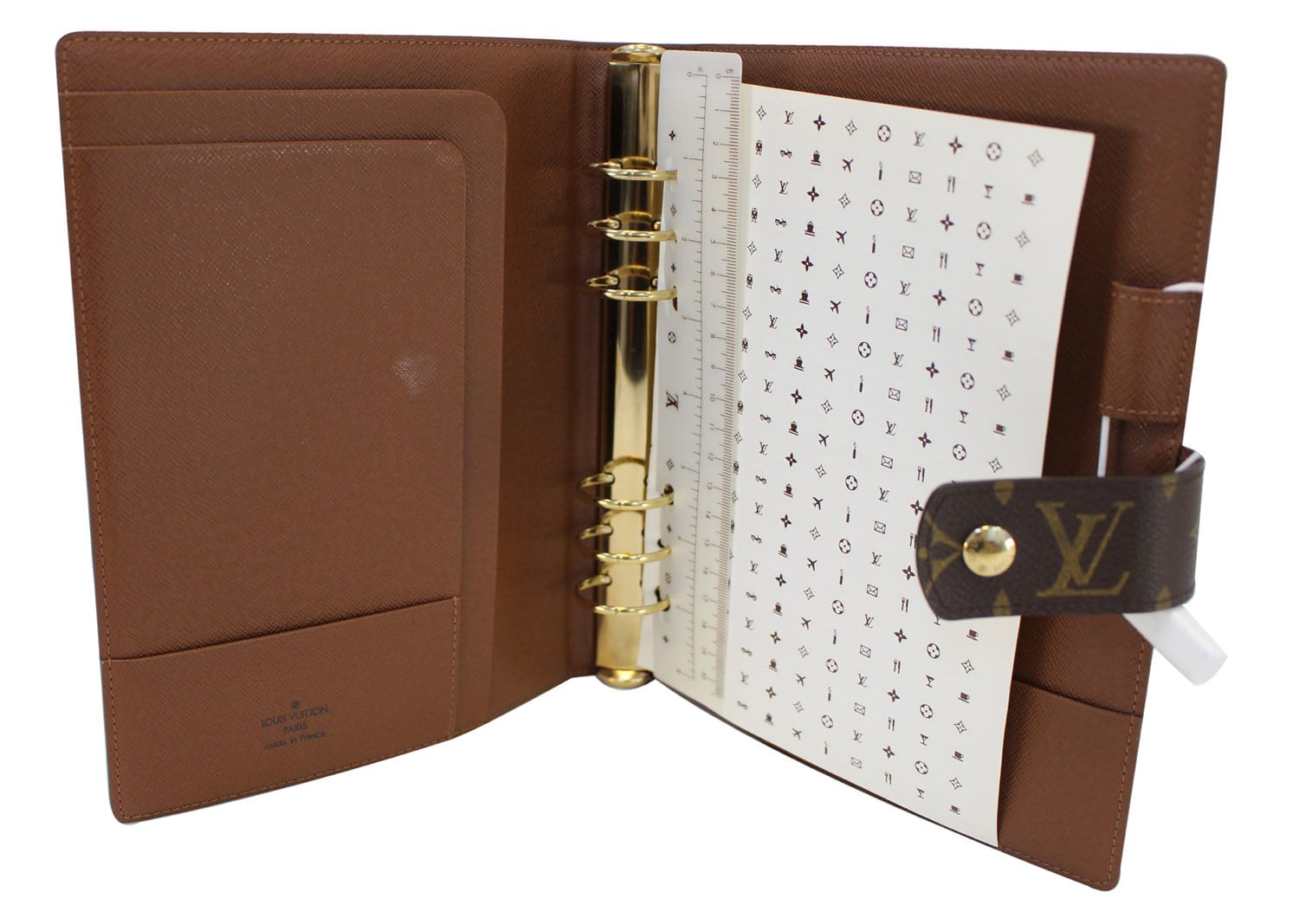 Authentic LOUIS VUITTON Monogram Agenda GM Planner Cover TT1466