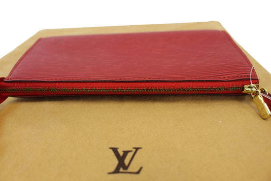 Louis Vuitton Checkbook Cover Epi Leather Red 117032488