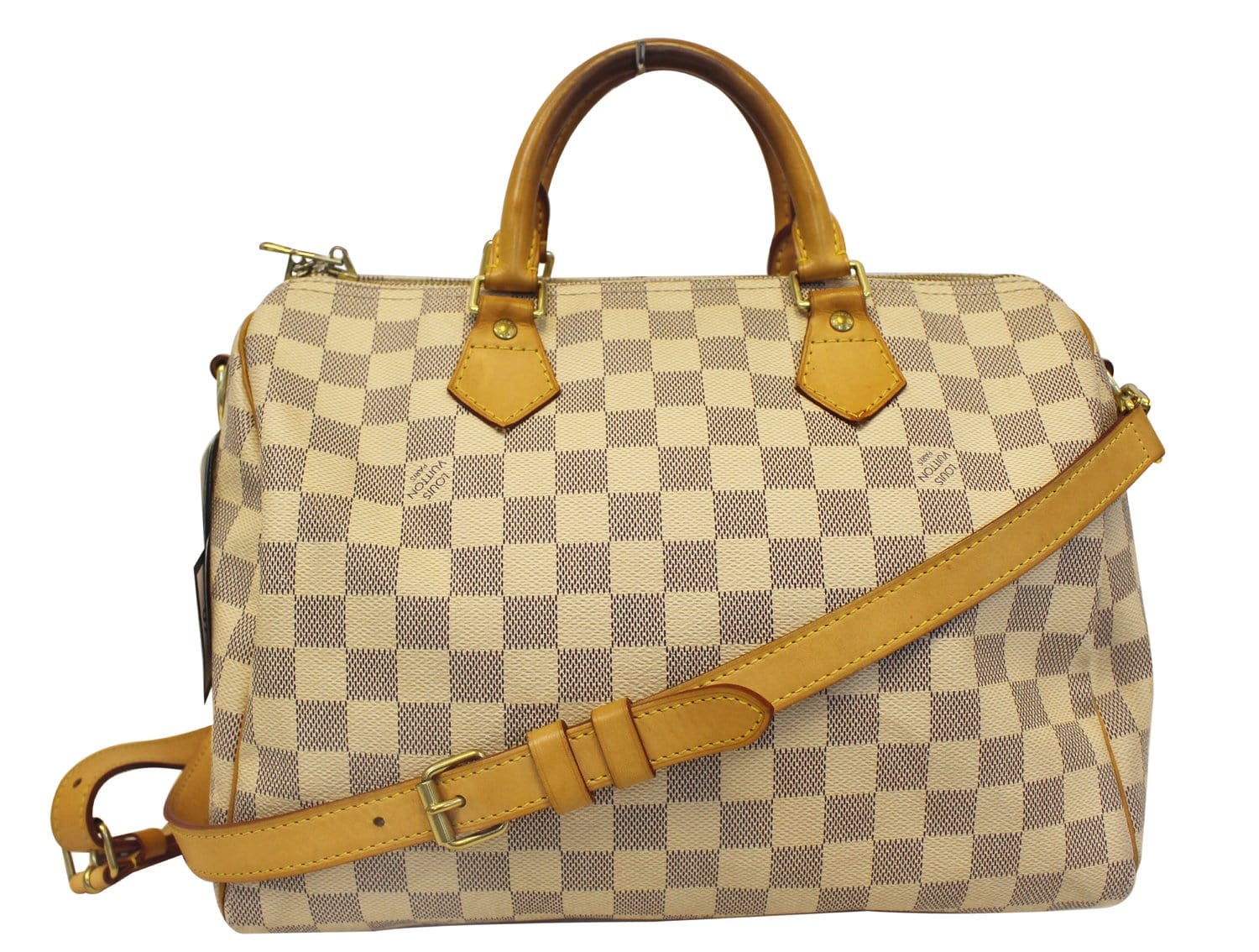 LOUIS VUITTON Pre Owned Bag Damier Azur Speedy 30 Bandouliere Satchel