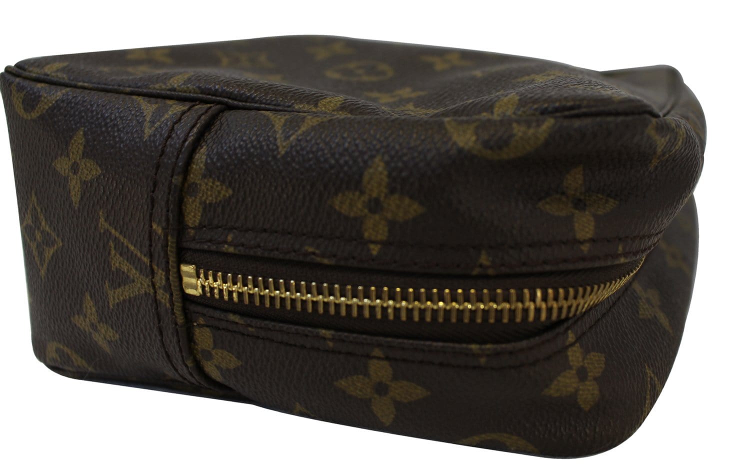 Authentic LOUIS VUITTON Monogram Canvas Trousse Toilette 28 Clutch TT1