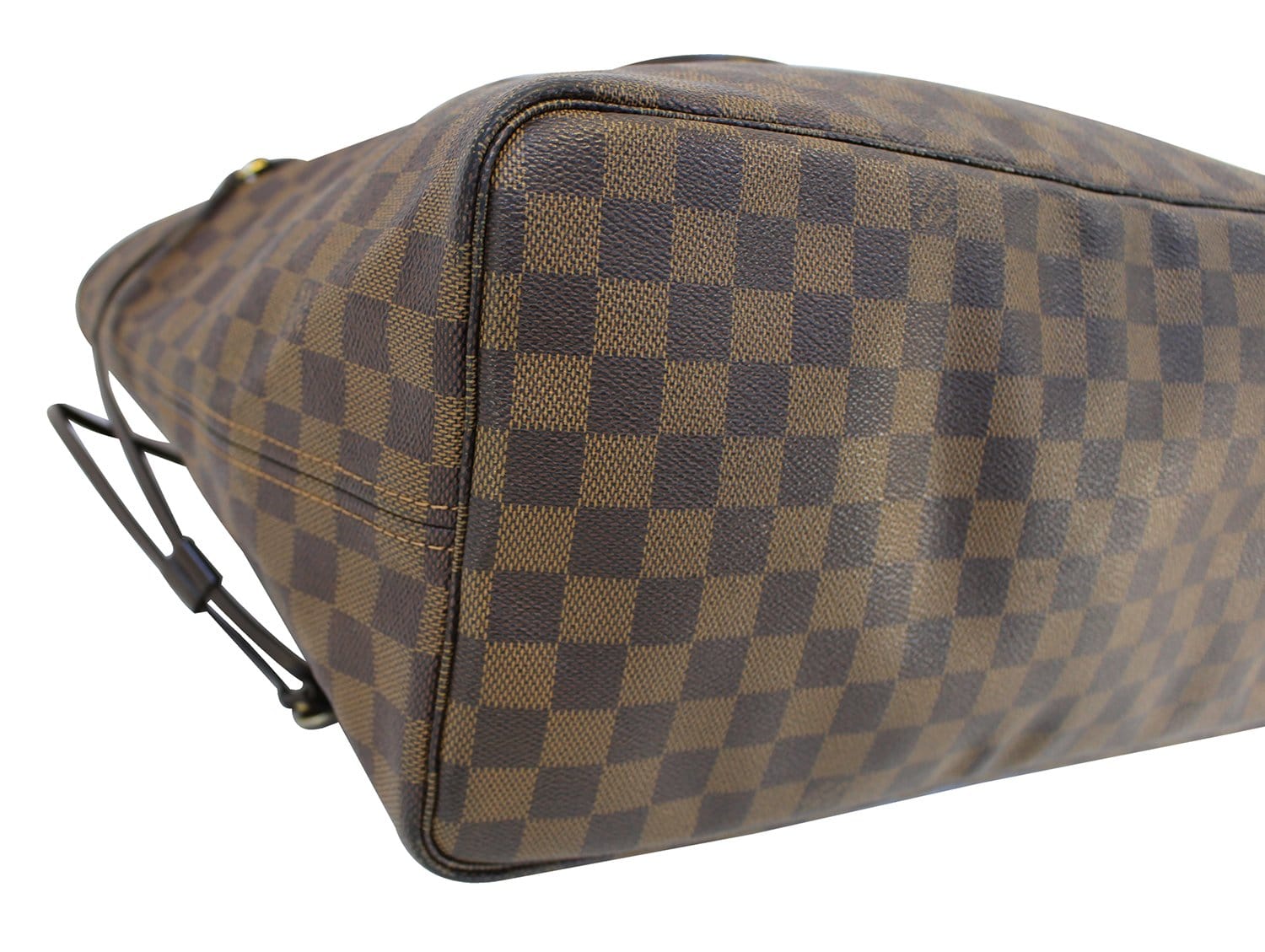 Authentic LOUIS VUITTON Damier Ebene Neverfull GM Tote Bag E3226