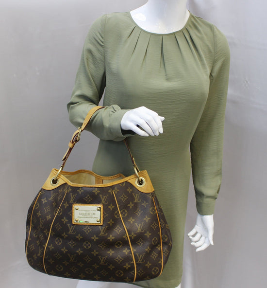 Louis Vuitton Brown, Pattern Print Monogram Galliera PM