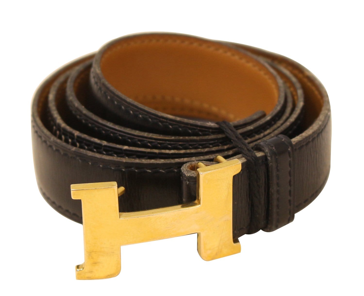 Odyssee belt buckle & Reversible leather strap 32 mm