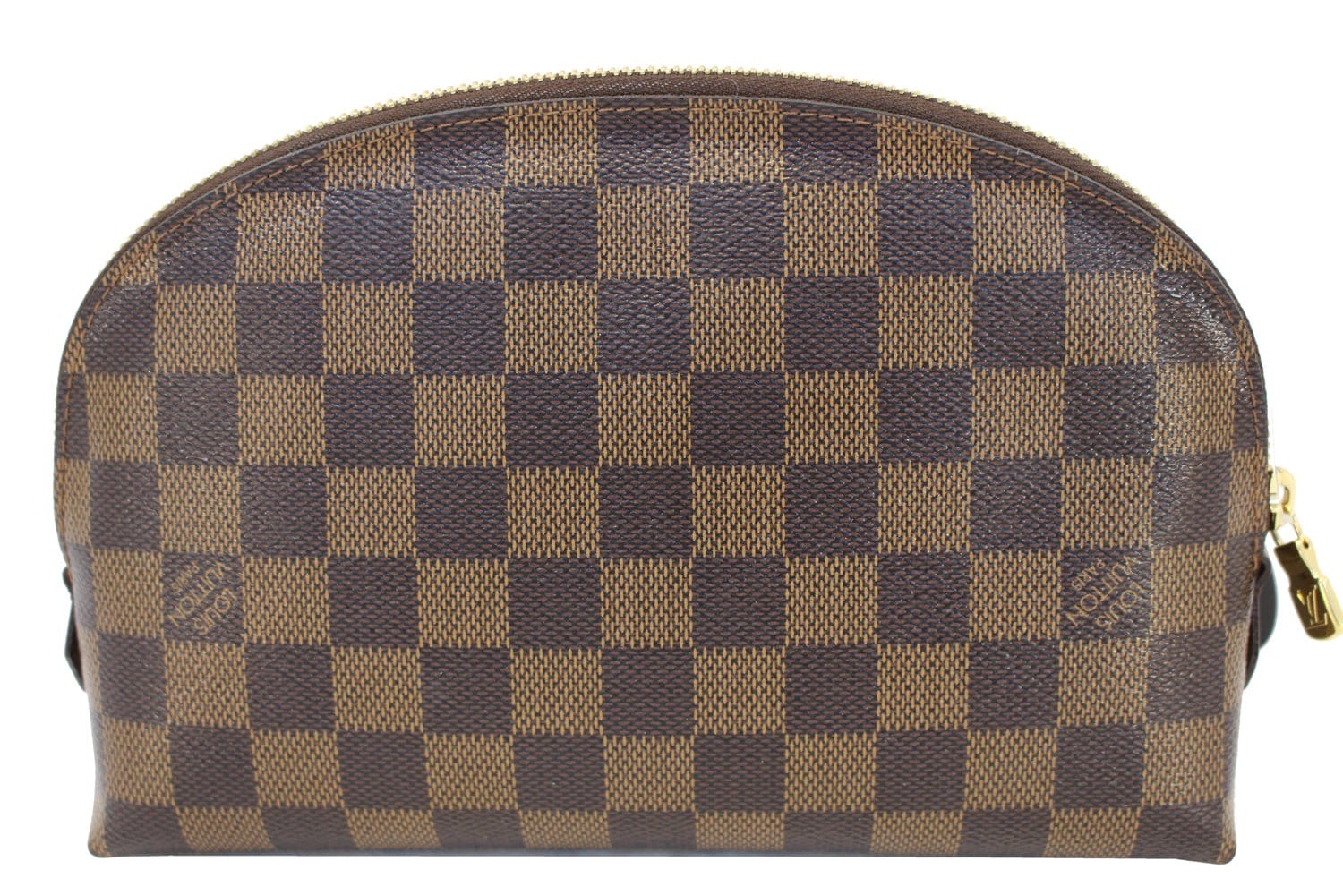 LOUIS VUITTON Damier Ebene Cosmetic GM Pouch Case - 20% Off