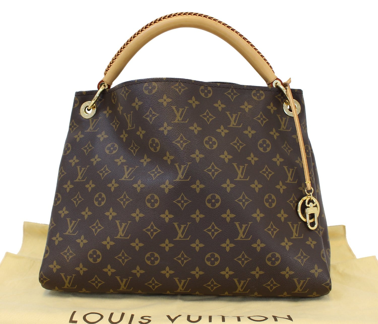 Authentic LOUIS VUITTON Monogram Canvas Artsy MM Hobo Shoulder Bag TT1