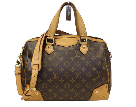 LOUIS VUITTON Monogram Canvas Retiro PM Brown Shoulder Bag