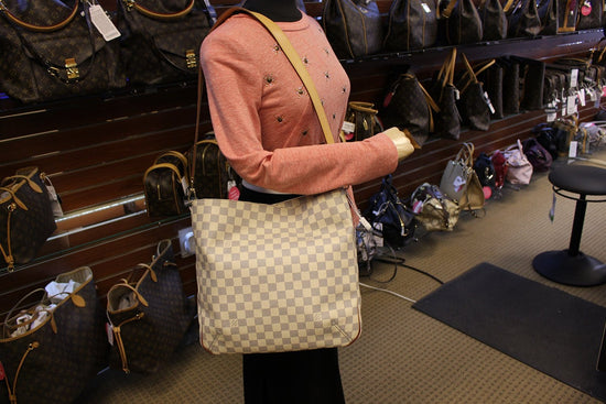 Louis Vuitton Damier Azur Canvas Soffi in Natural