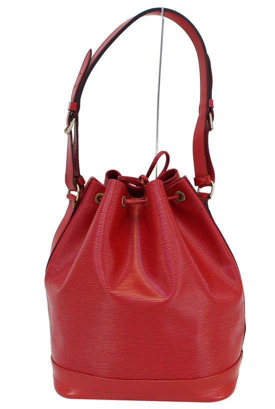 Louis Vuitton Red Epi Leather Noe Bag with Shoulder Strap. , Lot #75036