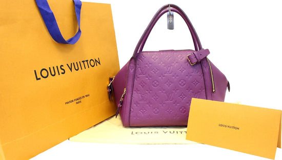 Buy Authentic, Preloved Louis Vuitton Monogram Empreinte Marais MM  Amethyste Bags from Second Edit by Style Theory