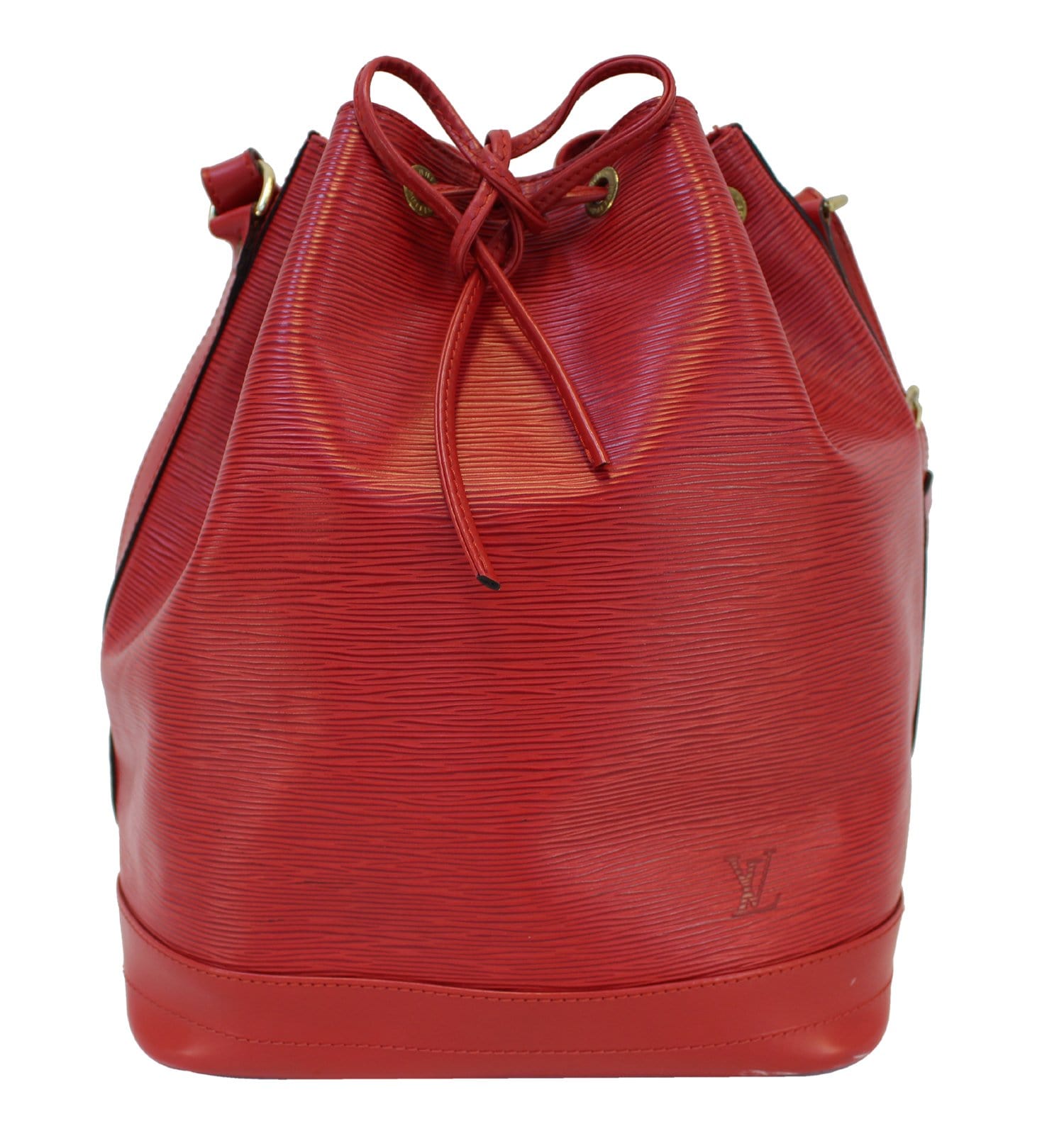 LOUIS VUITTON PETIT NOE Epi Red Shoulder Bag No.1380