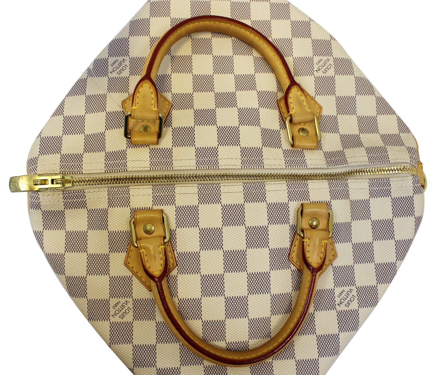 Louis Vuitton Damier Azur Speedy Bandouliere 25 - Neutrals Handle