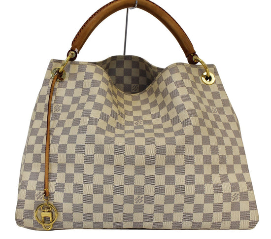 Louis Vuitton Lv Artsy Mm Shoulder Tote Bag N41174 Damier Azur