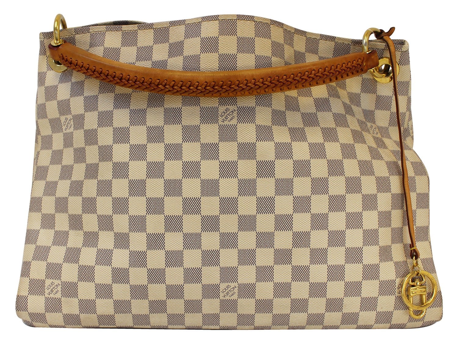 Louis Vuitton Damier Azur Artsy MM Shoulder Bag (SHF-22363) – LuxeDH