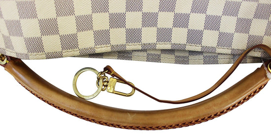 NEW LOUIS VUITTON ARTSY MM HANDBAG IN DAMIER AZUR N CANVAS41174